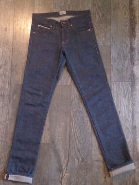 Naked & Famous Denim Raw Indigo Skinny Jeans